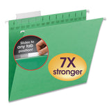 Smead® Tuff Hanging Folders With Easy Slide Tab, Letter Size, 1-3-cut Tab, Green, 18-box freeshipping - TVN Wholesale 