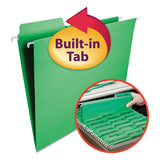 Smead® Fastab Hanging Folders, Letter Size, 1-3-cut Tab, Green, 20-box freeshipping - TVN Wholesale 