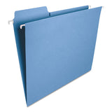 Smead® Fastab Hanging Folders, Letter Size, 1-3-cut Tab, Blue, 20-box freeshipping - TVN Wholesale 