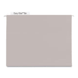 Smead® Tuff Extra Capacity Hanging File Folders W- Easy Slide Tab, 4" Expansion, Letter, Steel Gray,18-box freeshipping - TVN Wholesale 