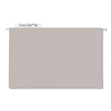 Smead® Tuff Extra Capacity Hanging File Folders W- Easy Slide Tab, 4" Expansion, Legal, Steel Gray,18-box freeshipping - TVN Wholesale 
