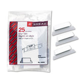 Smead® Poly Index Tabs And Inserts For Hanging File Folders, 1-3-cut Tabs, White-clear, 3.5" Wide, 25-pack freeshipping - TVN Wholesale 