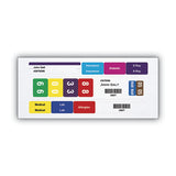 Smead® Color-coded Smartstrip Refill Label Forms, Inkjet Printer, Assorted, 1.5 X 7.5, White, 250-pack freeshipping - TVN Wholesale 