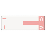 Smead® Alphaz Color-coded First Letter Combo Alpha Labels, I-v, 1.16 X 3.63, Pink-white, 5-sheet, 20 Sheets-pack freeshipping - TVN Wholesale 