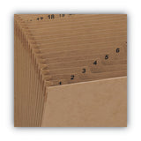 Smead® Indexed Expanding Kraft Files, 31 Sections, 1-31-cut Tab, Letter Size, Kraft freeshipping - TVN Wholesale 