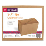 Smead® Indexed Expanding Kraft Files, 31 Sections, 1-31-cut Tab, Letter Size, Kraft freeshipping - TVN Wholesale 