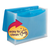 Smead® Poly Expanding File, 12 Sections, Letter Size, Teal-clear freeshipping - TVN Wholesale 