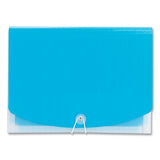 Smead® Poly Expanding File, 12 Sections, Letter Size, Teal-clear freeshipping - TVN Wholesale 