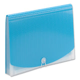 Smead® Poly Expanding File, 12 Sections, Letter Size, Teal-clear freeshipping - TVN Wholesale 