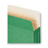 Smead® Colored File Pockets, 3.5" Expansion, Letter Size, Green freeshipping - TVN Wholesale 