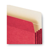 Smead® Colored File Pockets, 3.5" Expansion, Letter Size, Red freeshipping - TVN Wholesale 