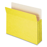 Smead® Colored File Pockets, 3.5" Expansion, Letter Size, Yellow freeshipping - TVN Wholesale 