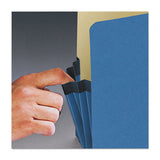 Smead® Colored File Pockets, 5.25" Expansion, Letter Size, Blue freeshipping - TVN Wholesale 