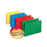 Smead® Poly Drop Front File Pockets, 3.5" Expansion, 4 Sections, Legal Size, Assorted, 4-box freeshipping - TVN Wholesale 