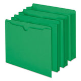 Smead® Colored File Jackets With Reinforced Double-ply Tab, Straight Tab, Letter Size, Green, 100-box freeshipping - TVN Wholesale 