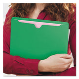 Smead® Colored File Jackets With Reinforced Double-ply Tab, Straight Tab, Letter Size, Green, 100-box freeshipping - TVN Wholesale 