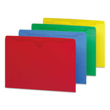 Smead® Colored File Jackets With Reinforced Double-ply Tab, Straight Tab, Letter Size, Assorted Colors, 100-box freeshipping - TVN Wholesale 