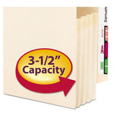 Smead® Manila End Tab File Pockets, 3.5" Expansion, Legal Size, Manila, 25-box freeshipping - TVN Wholesale 