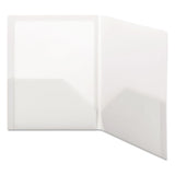 Smead® Frame View Poly Two-pocket Folder, 100-sheet Capacity, 11 X 8.5, Clear-oyster, 5-pack freeshipping - TVN Wholesale 