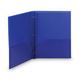 Smead® Poly Two-pocket Folder With Fasteners, 180-sheet Capacity, 11 X 8.5, Blue, 25-box freeshipping - TVN Wholesale 