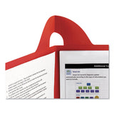 Smead® Lockit Two-pocket Folder, Textured Paper, 100-sheet Capacity, 11 X 8.5, Red, 25-box freeshipping - TVN Wholesale 