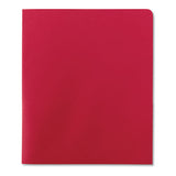 Smead® Lockit Two-pocket Folder, Textured Paper, 100-sheet Capacity, 11 X 8.5, Red, 25-box freeshipping - TVN Wholesale 