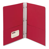 Smead® 2-pocket Folder Withtang Fastener, Letter, 1-2" Cap, Red, 25-box freeshipping - TVN Wholesale 