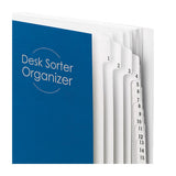 Smead® Deluxe Expandable Indexed Desk File-sorter, 31 Dividers, Dates, Letter-size, Dark Blue Cover freeshipping - TVN Wholesale 