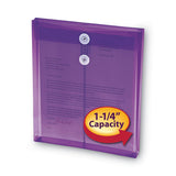 Smead® Poly String And Button Interoffice Envelopes, String And Button Closure, 9.75 X 11.63, Transparent Purple, 5-pack freeshipping - TVN Wholesale 