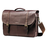 Samsonite® Leather Flapover Case, 16 X 6 X 13, Brown freeshipping - TVN Wholesale 