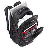 Samsonite® Tectonic Pft Backpack, 13 X 9 X 19, Black-red freeshipping - TVN Wholesale 