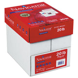 Navigator® Premium Multipurpose Copy Paper, 97 Bright, 20 Lb, 8.5 X 11, White, 500 Sheets-ream, 10 Reams-carton freeshipping - TVN Wholesale 