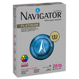 Navigator® Platinum Paper, 99 Bright, 24 Lb, 8.5 X 11, White, 500 Sheets-ream, 5 Reams-carton freeshipping - TVN Wholesale 