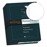 Southworth® 25% Cotton Diamond White Business Paper, 95 Bright, 24 Lb, 8.5 X 11, 500-ream freeshipping - TVN Wholesale 
