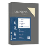 Southworth® 25% Cotton Business Paper, 95 Bright, 20 Lb, 8.5 X 11, White, 500 Sheets-ream freeshipping - TVN Wholesale 