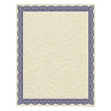 Southworth® Parchment Certificates, Traditional, 8.5 X 11, Ivory With Blue Border, 50-pack freeshipping - TVN Wholesale 