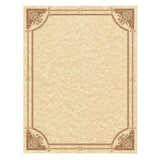 Southworth® Parchment Certificates, Vintage, 8.5 X 11, Copper With Dark Copper Border, 50-pack freeshipping - TVN Wholesale 