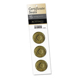Southworth® Certificate Seals, 1.75" Dia., Silver, 3-sheet, 5 Sheets-pack freeshipping - TVN Wholesale 
