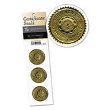 Southworth® Certificate Seals, 1.75" Dia., Gold, 3-sheet, 5 Sheets-pack freeshipping - TVN Wholesale 