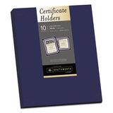 Southworth® Certificate Holder, Black, 105lb Linen Stock, 12 X 9 1-2, 10-pack freeshipping - TVN Wholesale 