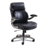 SertaPedic® Cosset Mid-back Executive Chair, Supports Up To 275 Lb, 18.5" To 21.5" Seat Height, Black Seat-back, Slate Base freeshipping - TVN Wholesale 