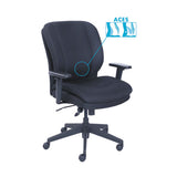 SertaPedic® Cosset Ergonomic Task Chair, Supports Up To 275 Lb, 19.5" To 22.5" Seat Height, Black freeshipping - TVN Wholesale 