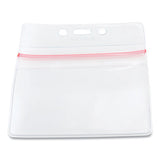 SICURIX® Sealable Cardholder, Horizontal, 3.75 X 2.62, Clear, 50-pack freeshipping - TVN Wholesale 