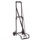 Luggage Cart, 125 Lb Capacity, 13 X 10 Platform, Black Steel