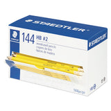 Staedtler® Woodcase Pencil, Hb (#2), Black Lead, Yellow Barrel, 144-pack freeshipping - TVN Wholesale 