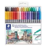 Staedtler® Double Ended Markers, Assorted Bullet Tips, Assorted Colors, 72-pack freeshipping - TVN Wholesale 