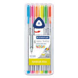 Staedtler® Triplus Fineliner Porous Point Pen, Stick, Extra-fine 0.3 Mm, Assorted Ink Colors, Silver Barrel, 20-pack freeshipping - TVN Wholesale 