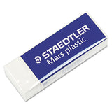 Staedtler® Mars Eraser, For Pencil-ink Marks, Rectangular Block, Large, White, 20-box freeshipping - TVN Wholesale 
