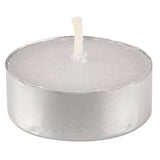 Sterno® Tealight Candle, 5 Hour Burn, 0.5"h, White, 50-pack, 10 Packs-carton freeshipping - TVN Wholesale 