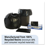 Stout® by Envision™ Total Recycled Content Plastic Trash Bags, 30 Gal, 1.3 Mil, 30" X 39", Brown-black, 100-carton freeshipping - TVN Wholesale 